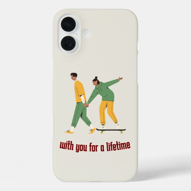 Cute Couple Valentine's Day Case-Mate iPhone Case (Back)
