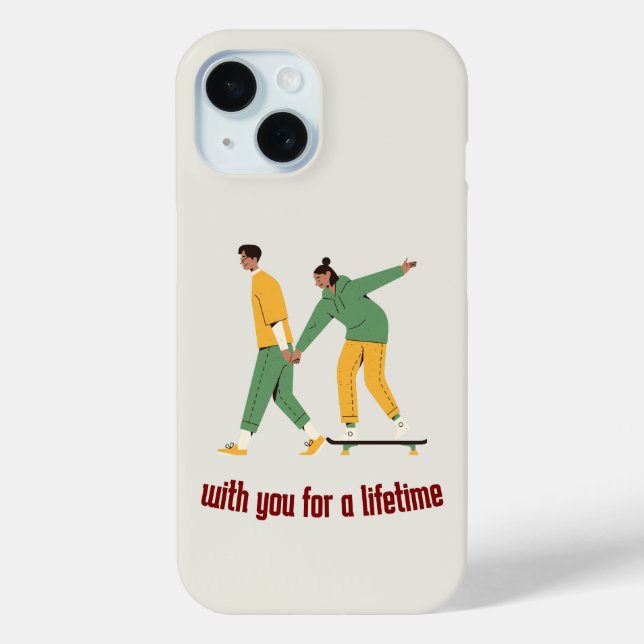 Cute Couple Valentine's Day Case-Mate iPhone Case (Back)