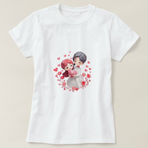 cute couples happy valentine's day gift T-Shirt