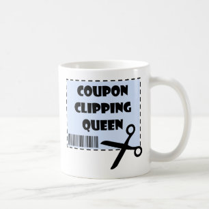 Cute Coupon Clipping Queen Saying Coffee Mug