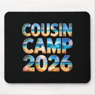 Cute cousin camp 2026 crew family reunion trip mouse mat