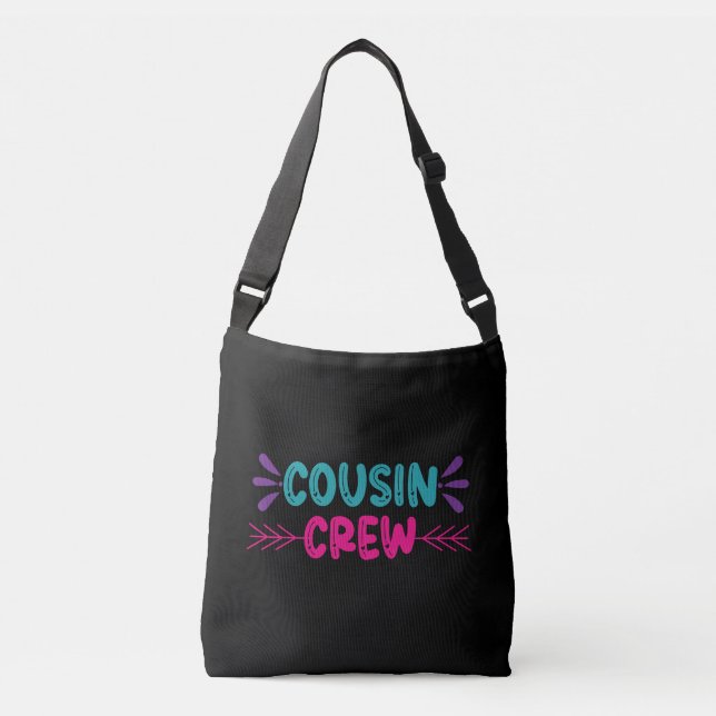 Cute Cousin Crew Crossbody Bag (Front)