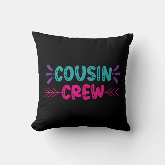 Cute Cousin Crew Cushion (Front)