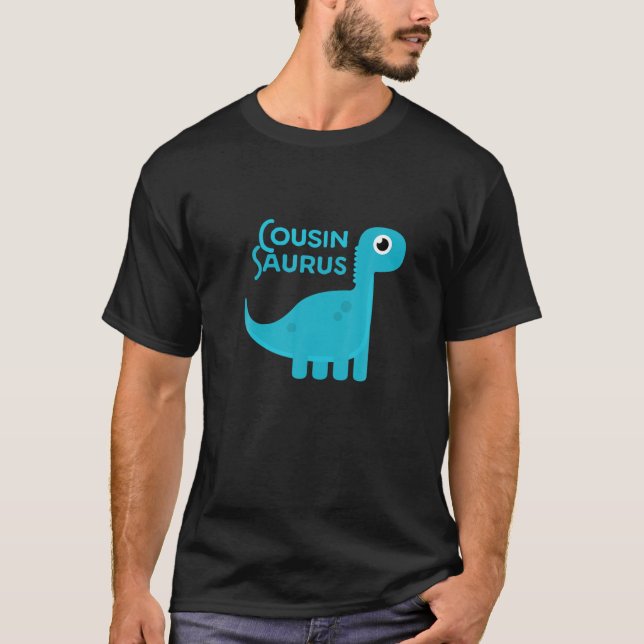 Cute Cousinsaurus Rex Cousin Saurus Dinosaur Nana T-Shirt (Front)