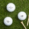 cute cow black white golf ball