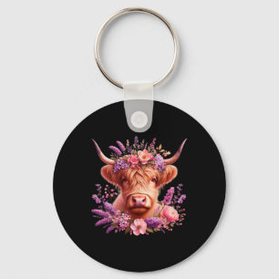 Cute Cow Byby Valentine Lover Love  Key Ring