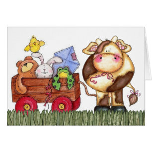 Cute cow Card
