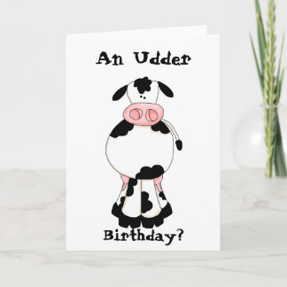 Cute Cow Card