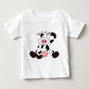 Cute Cow Cartoon Design Baby T-Shirt