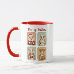 Cute Cow Christmas – Moo-ry Christmas Mug