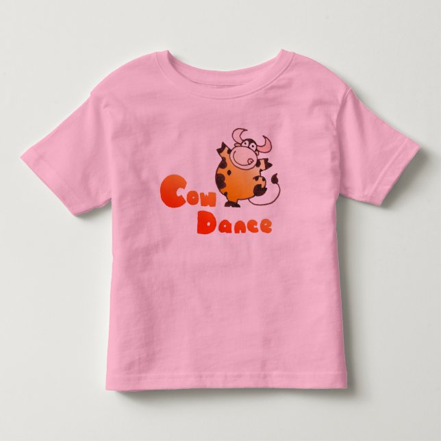 Cute Cow Dancer Tshirt | Cute Dancing Cow TeeShirt (Front)