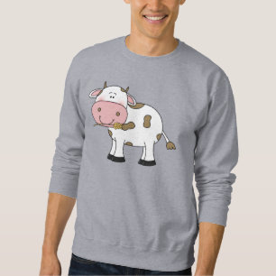 Cute Cow Design Adorable Farm Animal Art for Cow Sweatshirt