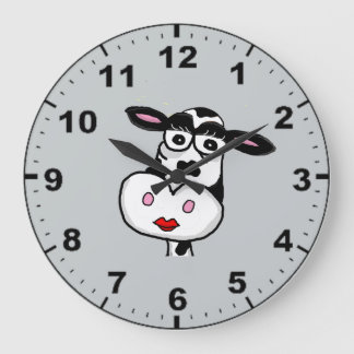 Cute cow design wall clocks