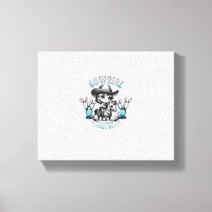 Cute Cow Girl Horse Riding Cowgirl Sunset Rider _4 Canvas Print