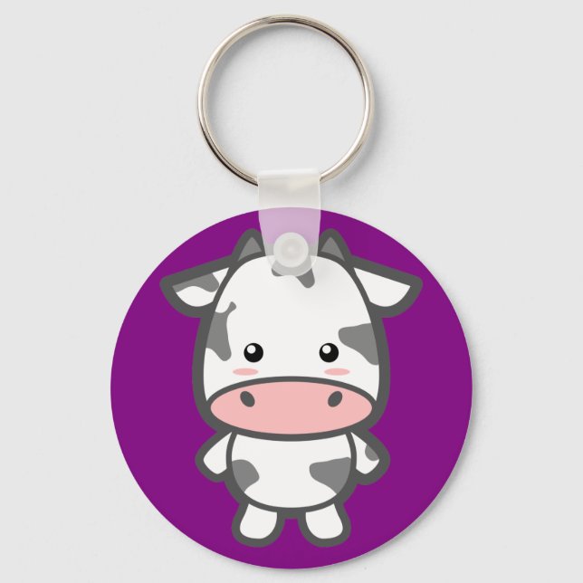 Cute Cow Key Ring (Front)