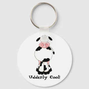 Cute Cow Key Ring