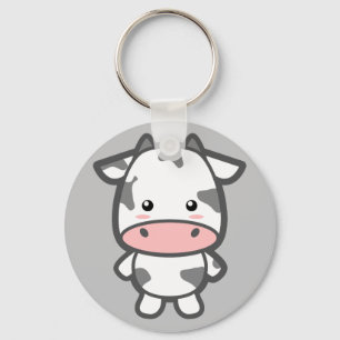 Cute Cow Key Ring