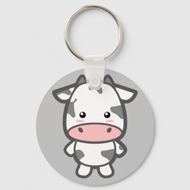Cute Cow Key Ring (Front)