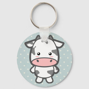Cute Cow Key Ring