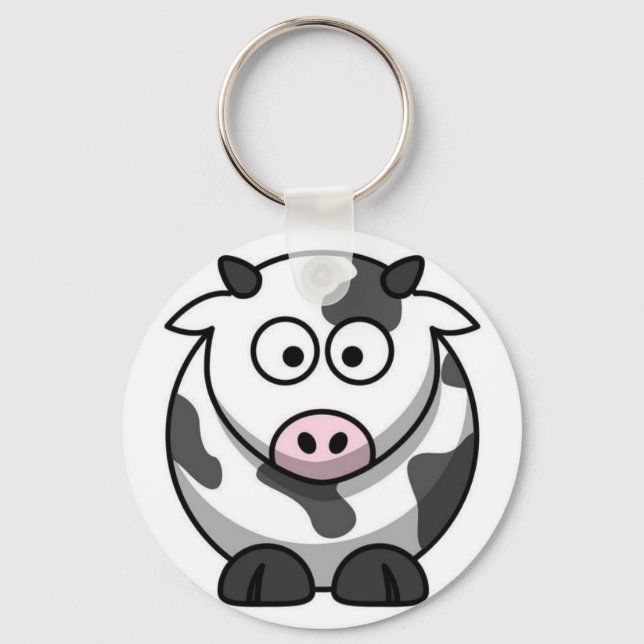 Cute cow key ring (Front)