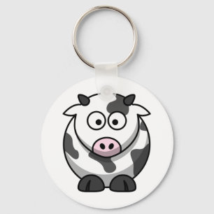 Cute Cow Keychain