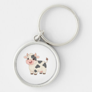 Cute Cow Keychain