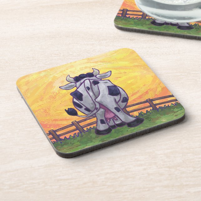 Cute Cow Kitchen Accessories Coaster (Left Side)