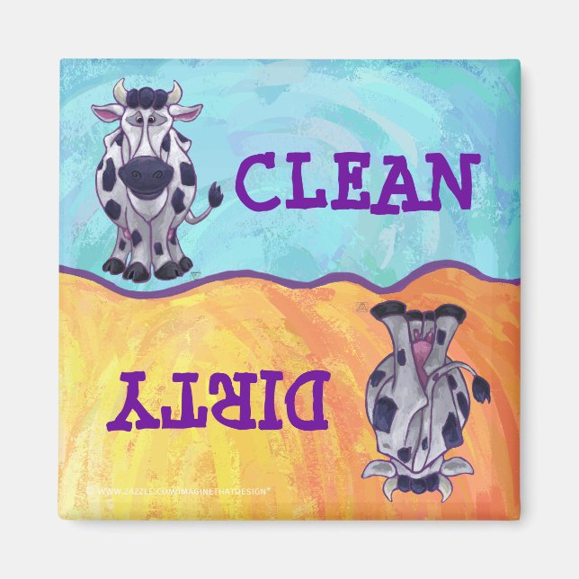 Cute Cow Kitchen Accessories Magnet (Front)