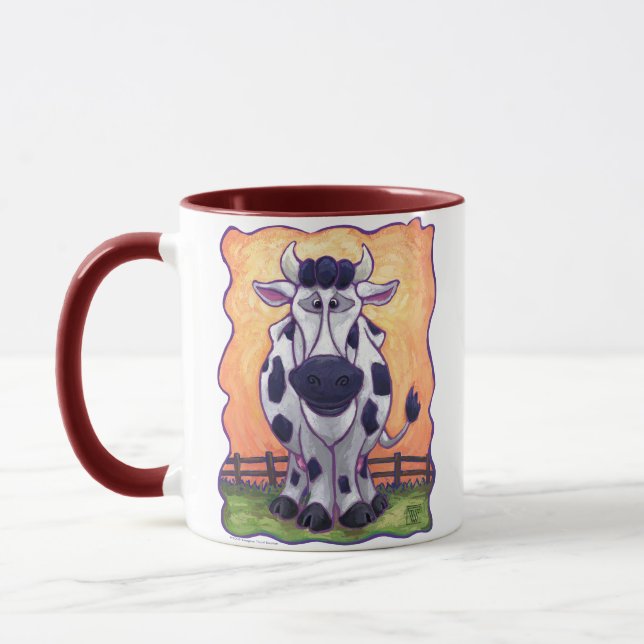 Cute Cow Kitchen Accessories Mug (Left)