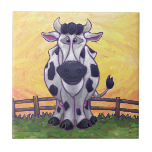 Cute Cow Kitchen Accessories Tile