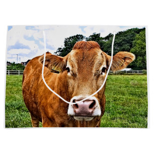 CUTE COW LARGE GIFT BAG