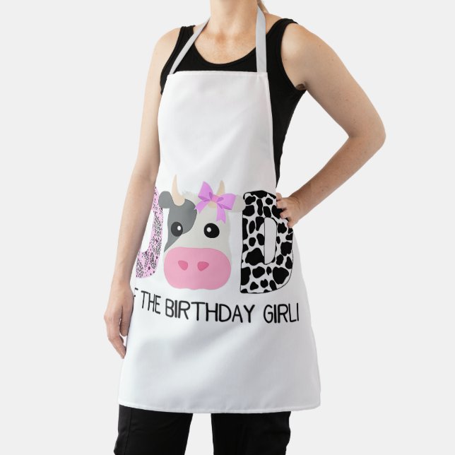 Cute Cow Lover Apron For Loving Cooking (Insitu)