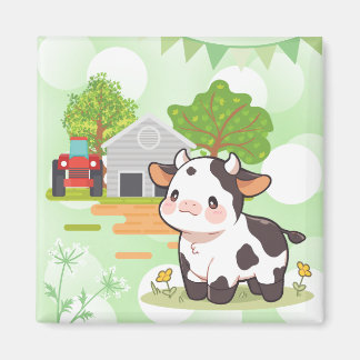 Cute Cow Magnet