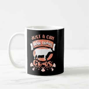 Cute Cow Milk Farmer For Women Just A Girl Who Lov Coffee Mug