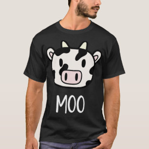 Cute Cow Moo Kawaii Farm Animal Farmer T-Shirt