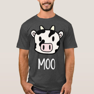 Cute Cow Moo Kawaii Farm Animal Farmer T-Shirt