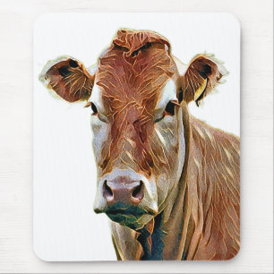 CUTE COW MOUSE MAT