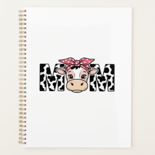 Cute Cow Mum Bow Graphic Design_1 Planner