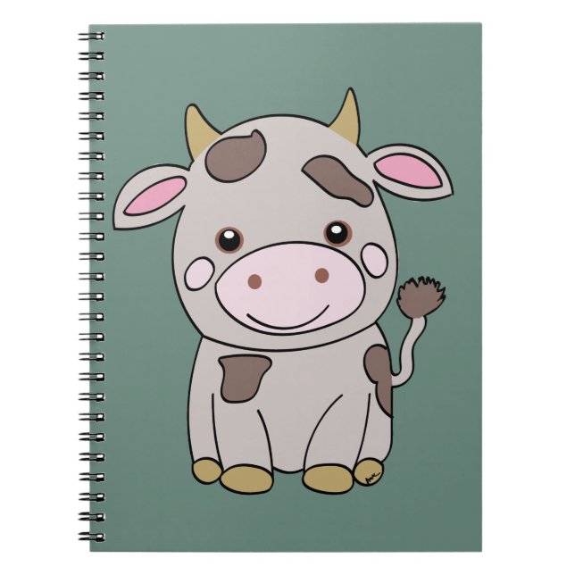 Cute cow notebook (Front)