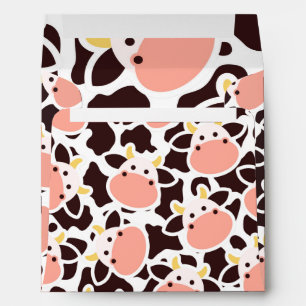 Cute Cow Pattern Envelope