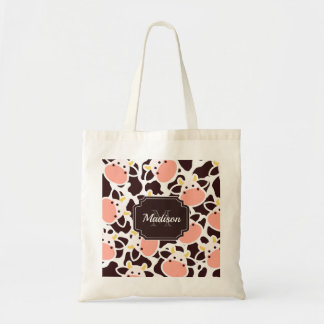 Cute Cow Pattern Tote Bag