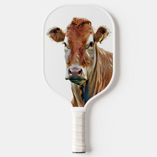 CUTE COW PICKLEBALL PADDLE (Front)