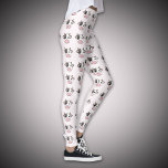Cute Cow Pink Legging<br><div class="desc">A Cute Cow pattern in cartoon style on a pink legging: a gift idea for a girlfriend or a person who love animals!</div>