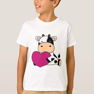Cute Cow Pocket Size Valentine Cow T-Shirt