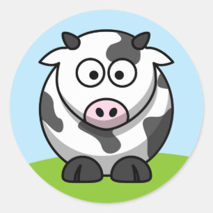 Cute Cow Sticker