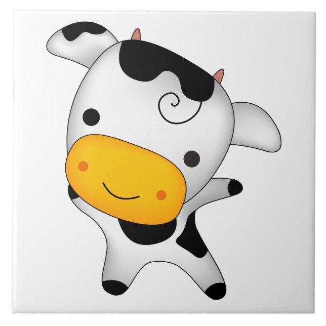 Cute cow tile (Front)