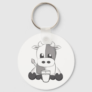 Cute cow - Vaquinha fofa Key Ring