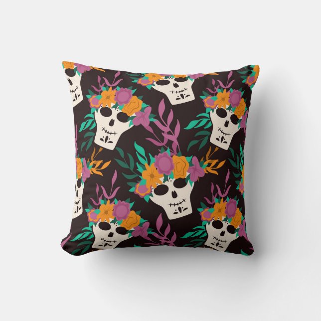 Cute Cow: Vintage Childish Pattern Cushion (Front)