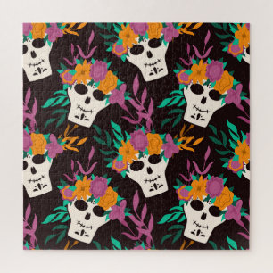 Cute Cow: Vintage Childish Pattern Jigsaw Puzzle