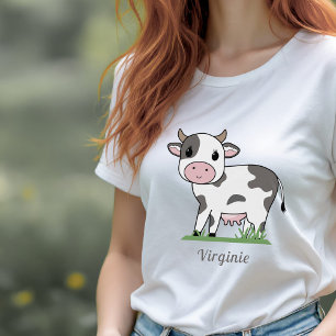 Cute Cow Woman T-shirt